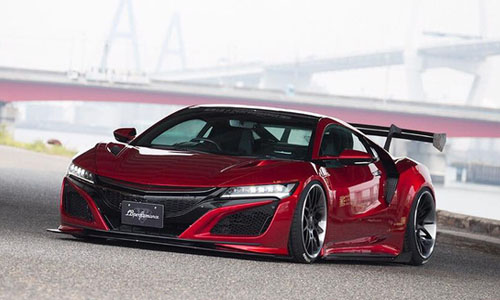 Honda NSX 2017 “biến hình” thành siêu xe gầm thấp